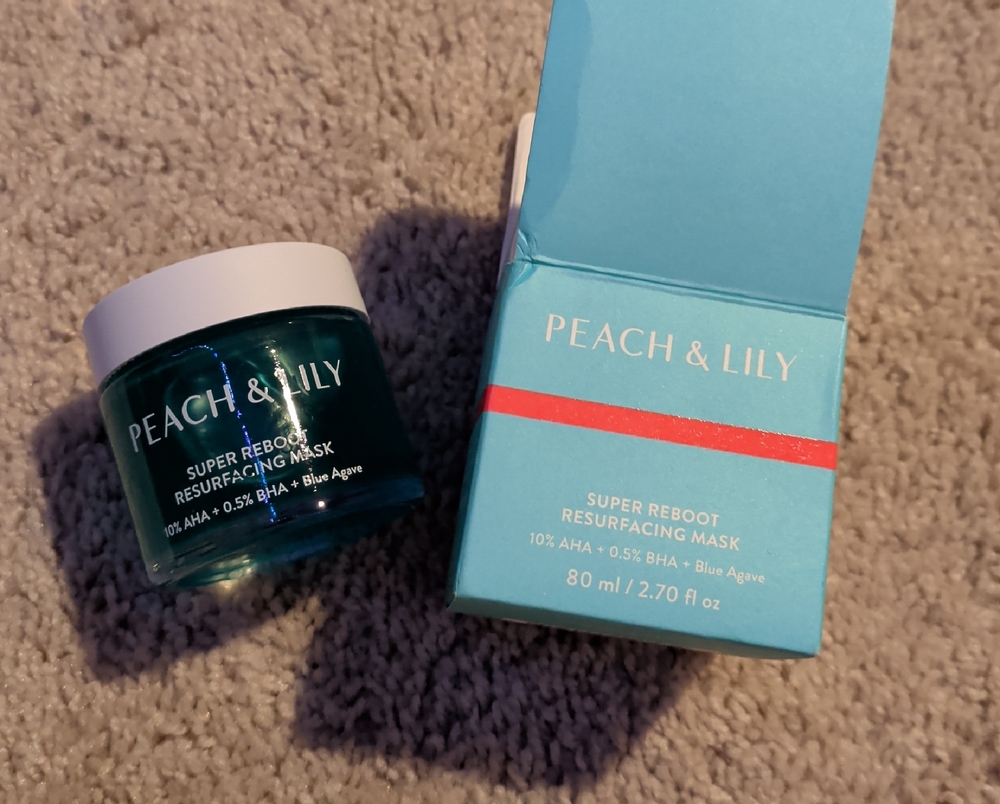 Peach & Lily Super Reboot Resurfacing Mask - Blue